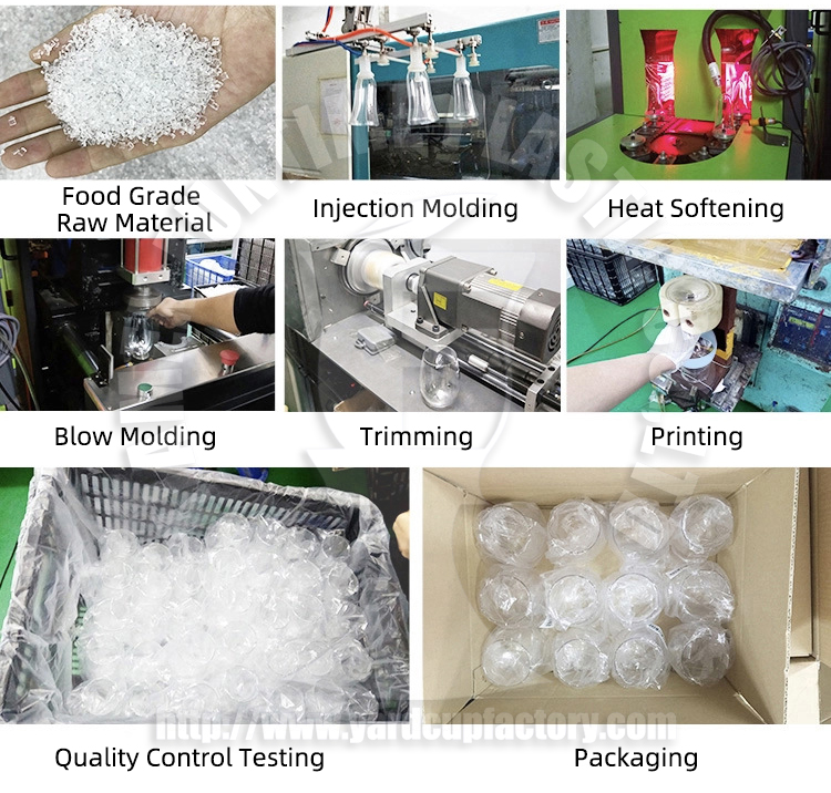 Plastic wine glass production process (2)
